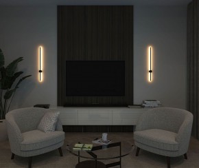 DK5012-BK Бра 800 мм, 3000К, IP20, 7 Вт, черный, алюминий в Когалыме - kogalym.ok-mebel.com | фото 6