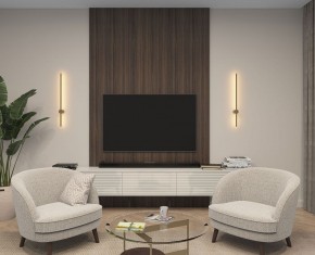 DK5012-SG Бра 800 мм, 3000К, IP20,7 Вт, матовое золото в Когалыме - kogalym.ok-mebel.com | фото 5