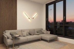 DK5012-SG Бра 800 мм, 3000К, IP20,7 Вт, матовое золото в Когалыме - kogalym.ok-mebel.com | фото 7