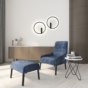 DK5035-BK Бра ROUND со светодиодом, IP20, 24W, 3000/4000/6500K, черный, алюминий в Когалыме - kogalym.ok-mebel.com | фото 8