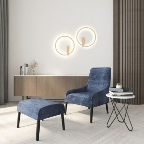 DK5035-SG Бра ROUND со светодиодом, IP20, 24W, 3000/4000/6500K, матовое золото, алюминий в Когалыме - kogalym.ok-mebel.com | фото 7