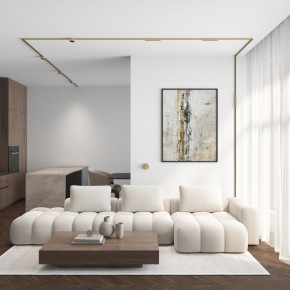 DK5072-SB Бра SHINE WALL со светодиодом, D104*H68, IP20, 3000К, 3W, RA?90, сатинированная латунь, алюминий в Когалыме - kogalym.ok-mebel.com | фото 6
