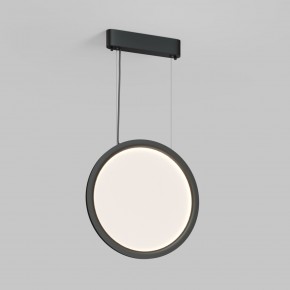 DK6604-BK Подвесной вертикальный светильник Veil со светодиодом H1500 d450 220V 36W 3000-6000K IP20 черный алюминий в Когалыме - kogalym.ok-mebel.com | фото