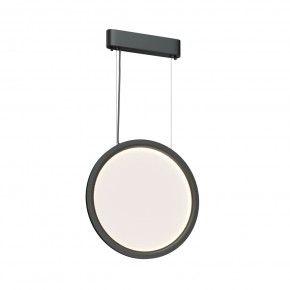 DK6604-BK Подвесной вертикальный светильник Veil со светодиодом H1500 d450 220V 36W 3000-6000K IP20 черный алюминий в Когалыме - kogalym.ok-mebel.com | фото 3