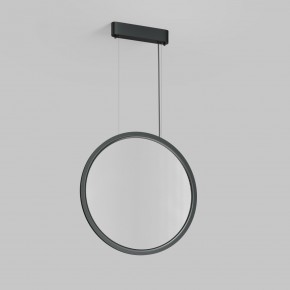 DK6606-BK Подвесной вертикальный светильник Veil со светодиодом H1700 d600 220V 48W 3000-6000K IP20 черный алюминий в Когалыме - kogalym.ok-mebel.com | фото 4