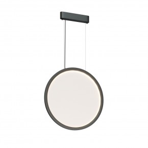 DK6606-BK Подвесной вертикальный светильник Veil со светодиодом H1700 d600 220V 48W 3000-6000K IP20 черный алюминий в Когалыме - kogalym.ok-mebel.com | фото 5