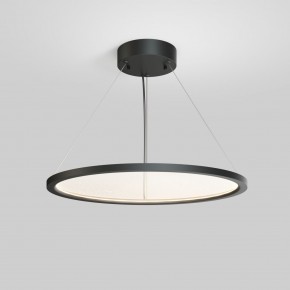 DK6616-BK Подвесной горизонтальный светильник Veil со светодиодом H900 d600 220V 48W 3000-6000K IP20 черный алюминий в Когалыме - kogalym.ok-mebel.com | фото
