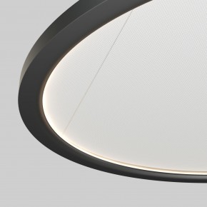 DK6616-BK Подвесной горизонтальный светильник Veil со светодиодом H900 d600 220V 48W 3000-6000K IP20 черный алюминий в Когалыме - kogalym.ok-mebel.com | фото 3
