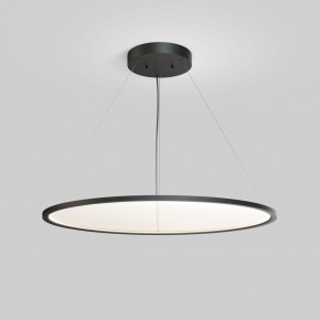 DK6620-BK Подвесной горизонтальный светильник Veil со светодиодом H900 d1000 220V 82W 3000-6000K IP20 черный алюминий в Когалыме - kogalym.ok-mebel.com | фото