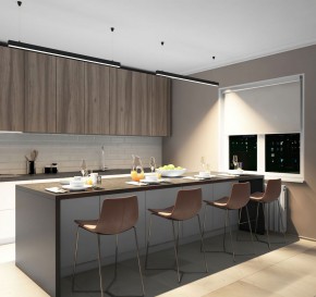 DK9124-BK Линейный светильник 30W 1250mm 4000K, черный в Когалыме - kogalym.ok-mebel.com | фото 4