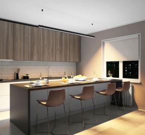 DK9203-BK Линейный светильник 52W 2000mm 3000K, черный в Когалыме - kogalym.ok-mebel.com | фото 5