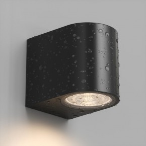 DK9790-BK Настенный уличный светильник NARVIK, IP44, GU10 LED, до 15 Вт, черный, алюминий в Когалыме - kogalym.ok-mebel.com | фото 3