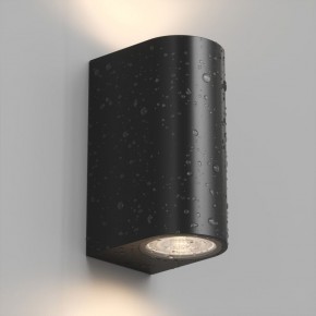 DK9791-BK Настенный уличный светильник NARVIK, IP44, 2хGU10 LED, до 15 Вт, черный, алюминий в Когалыме - kogalym.ok-mebel.com | фото 3