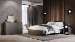 ЭЛЕГАНТ Спальный гарнитур (модульный) графит в Когалыме - kogalym.ok-mebel.com | фото