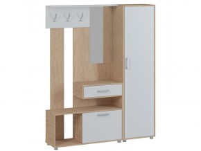 ЭНТЕР 1 Прихожая (модульная) дуб сонома/белый в Когалыме - kogalym.ok-mebel.com | фото 2