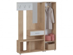 ЭНТЕР 1 Прихожая (модульная) дуб сонома/белый в Когалыме - kogalym.ok-mebel.com | фото 3