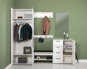 ЭЙР прихожая (модульная) Белый Шагрень в Когалыме - kogalym.ok-mebel.com | фото 2