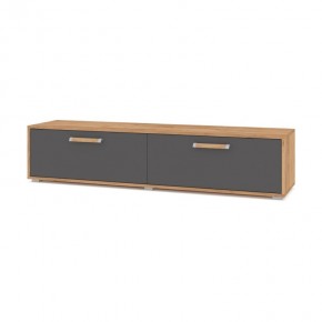 ФЛОРИДА Ф31 Тумба ТВ (дуб золотой/графит) в Когалыме - kogalym.ok-mebel.com | фото