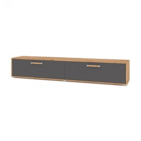 ФЛОРИДА Ф32 Тумба ТВ (дуб золотой/графит) в Когалыме - kogalym.ok-mebel.com | фото