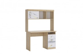 ФОРСАЖ Стол (сонома/белый) в Когалыме - kogalym.ok-mebel.com | фото