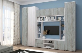 Гостиная Аванта (Анкор светлый/Артвуд темный) в Когалыме - kogalym.ok-mebel.com | фото