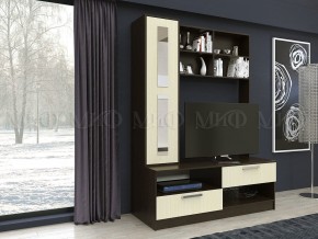 Гостиная Фиеста центр (Дуб Беленый/Венге) в Когалыме - kogalym.ok-mebel.com | фото 3