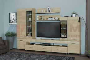 Гостиная Камелия Композиция 3 (Гикори Джексон светлый) в Когалыме - kogalym.ok-mebel.com | фото
