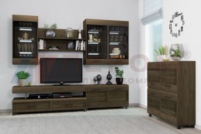 Гостиная Камелия Композиция 8 (Гикори Джексон темный) в Когалыме - kogalym.ok-mebel.com | фото