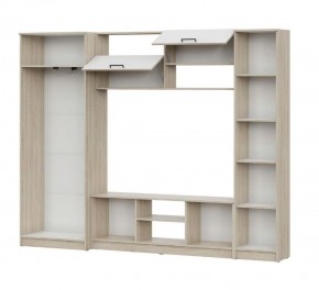 Гостиная МГС 3 Исполнение 1 (Дуб сонома/Белый) в Когалыме - kogalym.ok-mebel.com | фото 3
