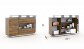 Гостиная Невио-2 + Комод 1д2в Дуб крафт золотой/Белый в Когалыме - kogalym.ok-mebel.com | фото 3