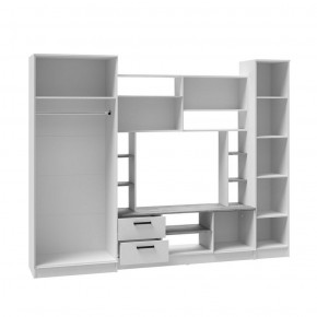Гостиная СОЛО ЛДСП Белый в Когалыме - kogalym.ok-mebel.com | фото 2