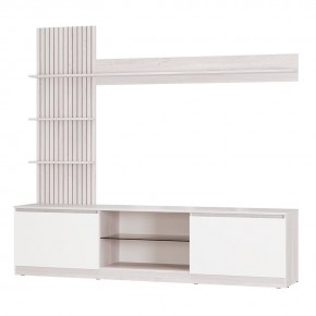 Гостиная Убер ГС-05 (ясень белый/белый) в Когалыме - kogalym.ok-mebel.com | фото 2