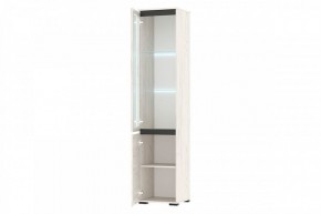 ГРЕТТА Пенал-витрина 1В1С (дуб крафт) в Когалыме - kogalym.ok-mebel.com | фото 2