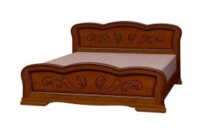 КАРИНА-8 Кровать из массива (Орех) в Когалыме - kogalym.ok-mebel.com | фото 2