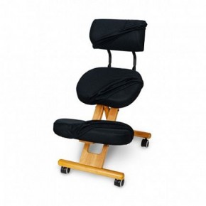 Коленный стул со спинкой Smartstool KW02В + Чехлы в Когалыме - kogalym.ok-mebel.com | фото