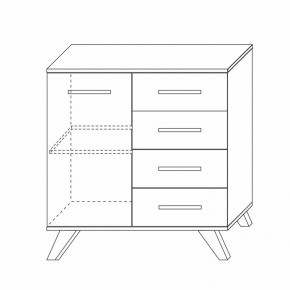 Комод 900 Вега Скандинавия в Когалыме - kogalym.ok-mebel.com | фото 7