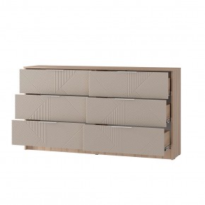 Комод Эмилия КМ-04 (Дуб смоки/Айриш (MF03)) в Когалыме - kogalym.ok-mebel.com | фото 2