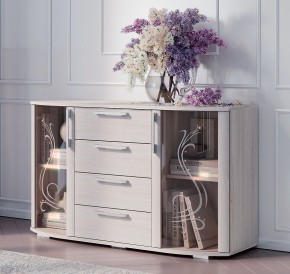 Комод Флорида (ясень белый) в Когалыме - kogalym.ok-mebel.com | фото 3