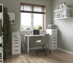 Комод Ингар белый с пятью выдвижными ящиками в Когалыме - kogalym.ok-mebel.com | фото 4