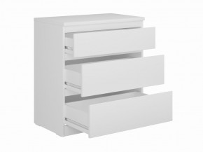 Комод КАСТОР с тремя ящиками, цвет белый в Когалыме - kogalym.ok-mebel.com | фото 2