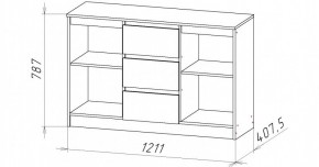 НИЦЦА-5 Комод (НЦ.05) в Когалыме - kogalym.ok-mebel.com | фото 2