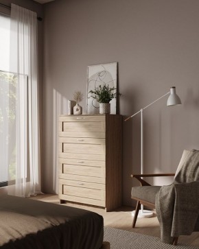 Комод СИРИУС с четырьмя ящиками, цвет Дуб Сонома в Когалыме - kogalym.ok-mebel.com | фото