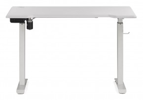 Компьютерный стол Маркос с механизмом подъема 120х75х75 белый / шагрень белая в Когалыме - kogalym.ok-mebel.com | фото 2