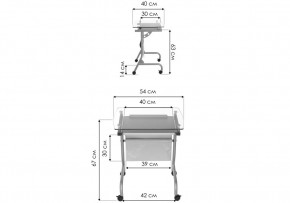 Компьютерный стол Riko black в Когалыме - kogalym.ok-mebel.com | фото 2