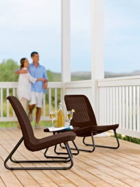 Комплект мебель Рио Патио (Rio Patio set) виски-коричневый в Когалыме - kogalym.ok-mebel.com | фото 3