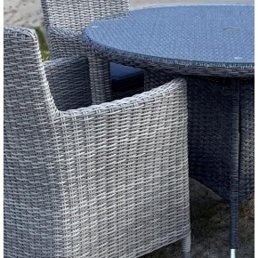 Комплект плетеной мебели AM-395C/T395 Grey 4Pcs (4+1) в Когалыме - kogalym.ok-mebel.com | фото 2