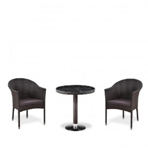 Комплект плетеной мебели T601/Y350A-W53 Brown (2+1) в Когалыме - kogalym.ok-mebel.com | фото