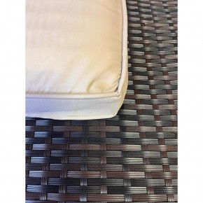 Комплект плетеной мебели  YR822Br Brown-Beige (подушка бежевая) в Когалыме - kogalym.ok-mebel.com | фото 2
