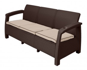 Комплект уличной мебели Yalta Terrace Triple Set (Ялта) шоколадный в Когалыме - kogalym.ok-mebel.com | фото 2