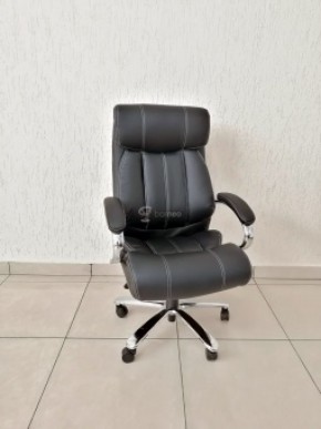 Кресло Barneo K-303 для руководителя (черная экокожа) в Когалыме - kogalym.ok-mebel.com | фото
